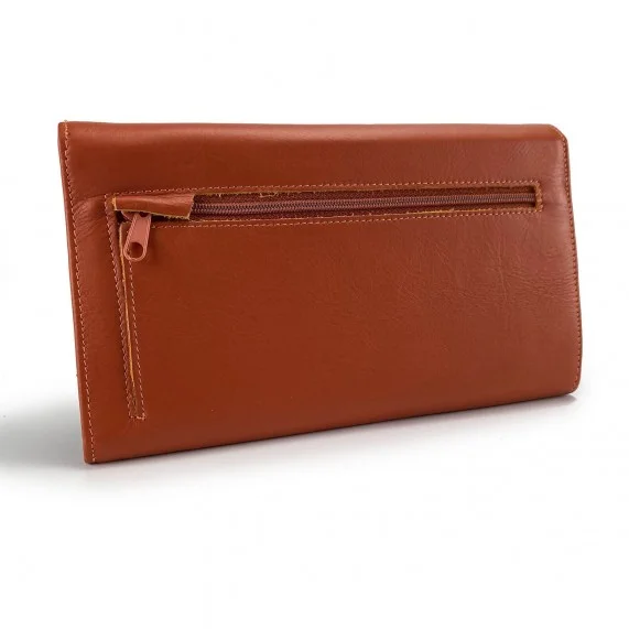 Companion Wallet Damen Scheckheftbörse aus Leder (Begleiterin) Elephant d'Or auf FrenchMarket