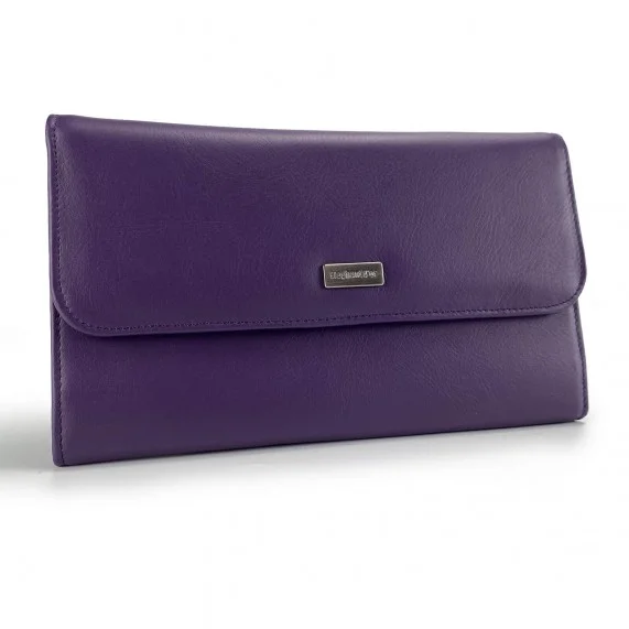 Companion Wallet Damen Scheckheftbörse aus Leder (Begleiterin) Elephant d'Or auf FrenchMarket