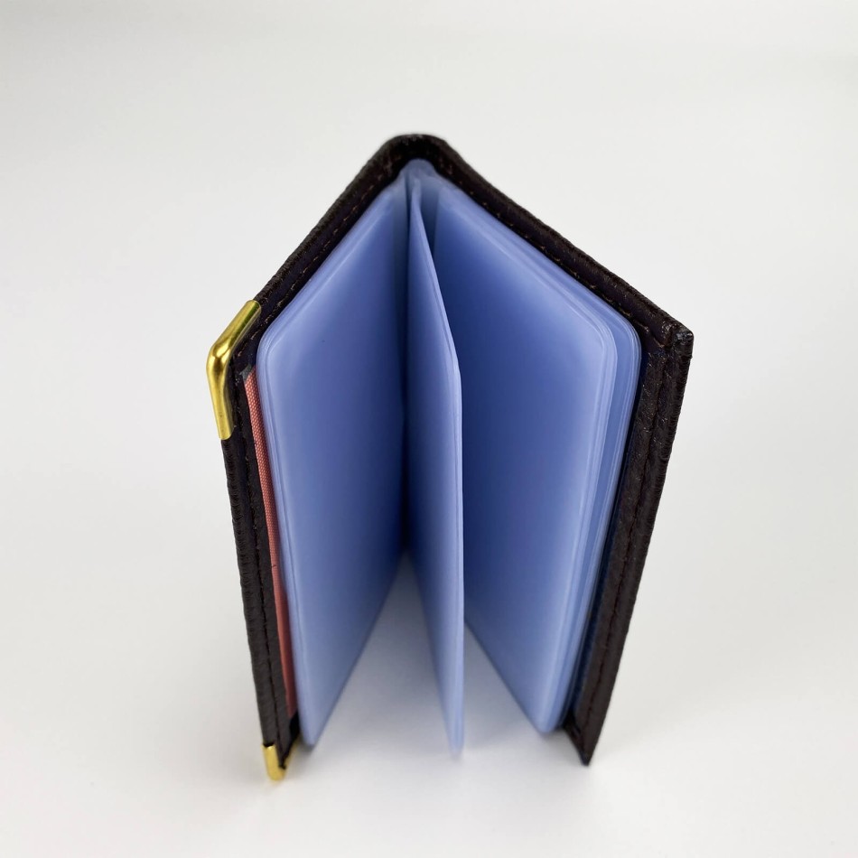 Pochette Cuir Porte-Carte de Visite ou CB (22 Feuilles Vertical) (Porte-carte) French Market chez FrenchMarket