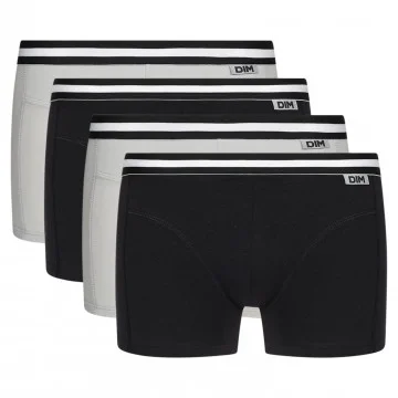 Set of 4 Men's Boxers Stretch cotton "EcoDim" (Boxers) Dim on FrenchMarket