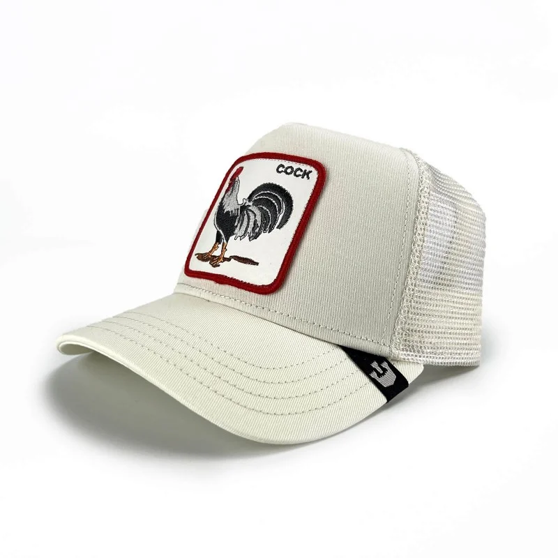Goorin Bros - Casquette Trucker ROOSTER COCK - Coq Blanc Taille Unique