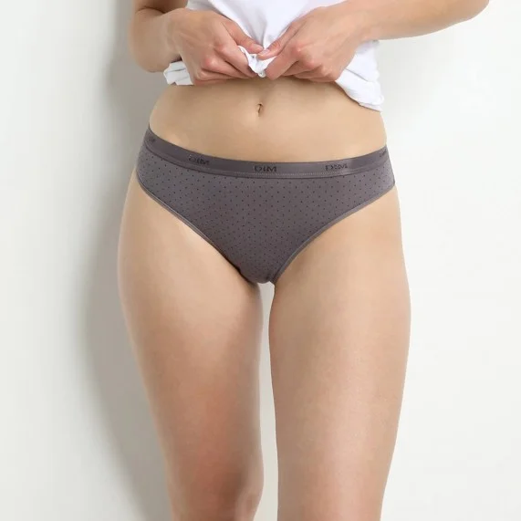 Lot de 3 Culottes Fantaisie Coton Stretch "Les Pockets de Dim" (Culotte Femme) Dim chez FrenchMarket