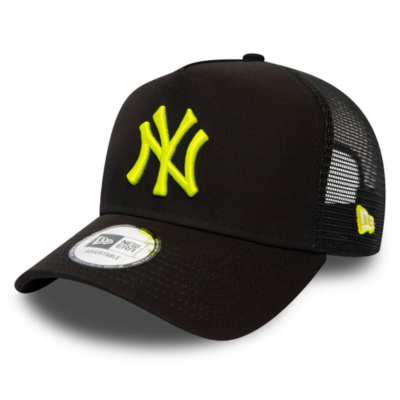 Casquette League Essential Trucker NY Yankees Noir Logo Fluo (Casquettes) New Era chez FrenchMarket