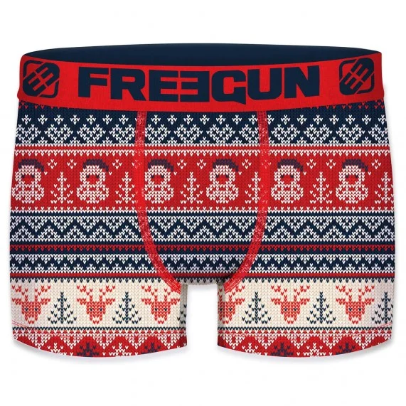 Juego de 4 bóxers de niño Colección Navidad (Pack calzoncillos para niño) Freegun chez FrenchMarket