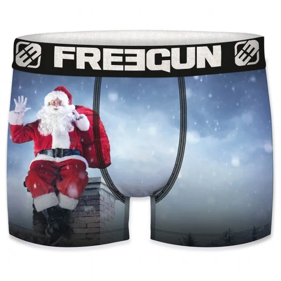 Juego de 4 bóxers de niño Colección Navidad (Pack calzoncillos para niño) Freegun chez FrenchMarket