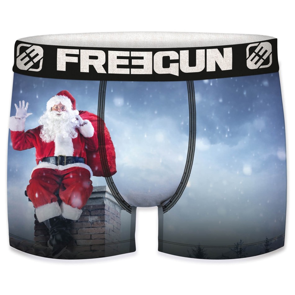 FREEGUN Christmas Collection | Set med 4 boxershorts för pojkar