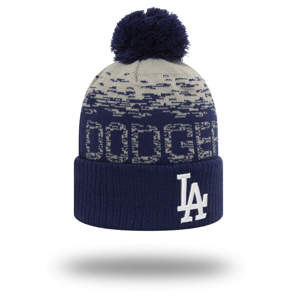 NEW ERA Los Angeles Dodgers Sport Knit Pompom Hat