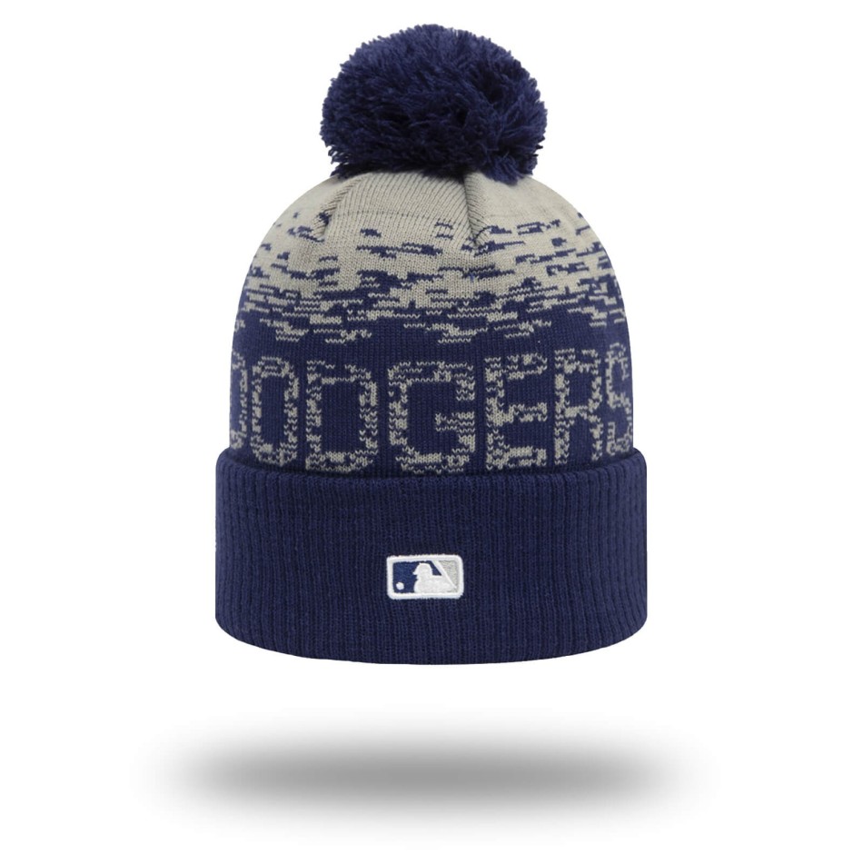 NEW ERA Los Angeles Dodgers Sport Knit Pompom Hat