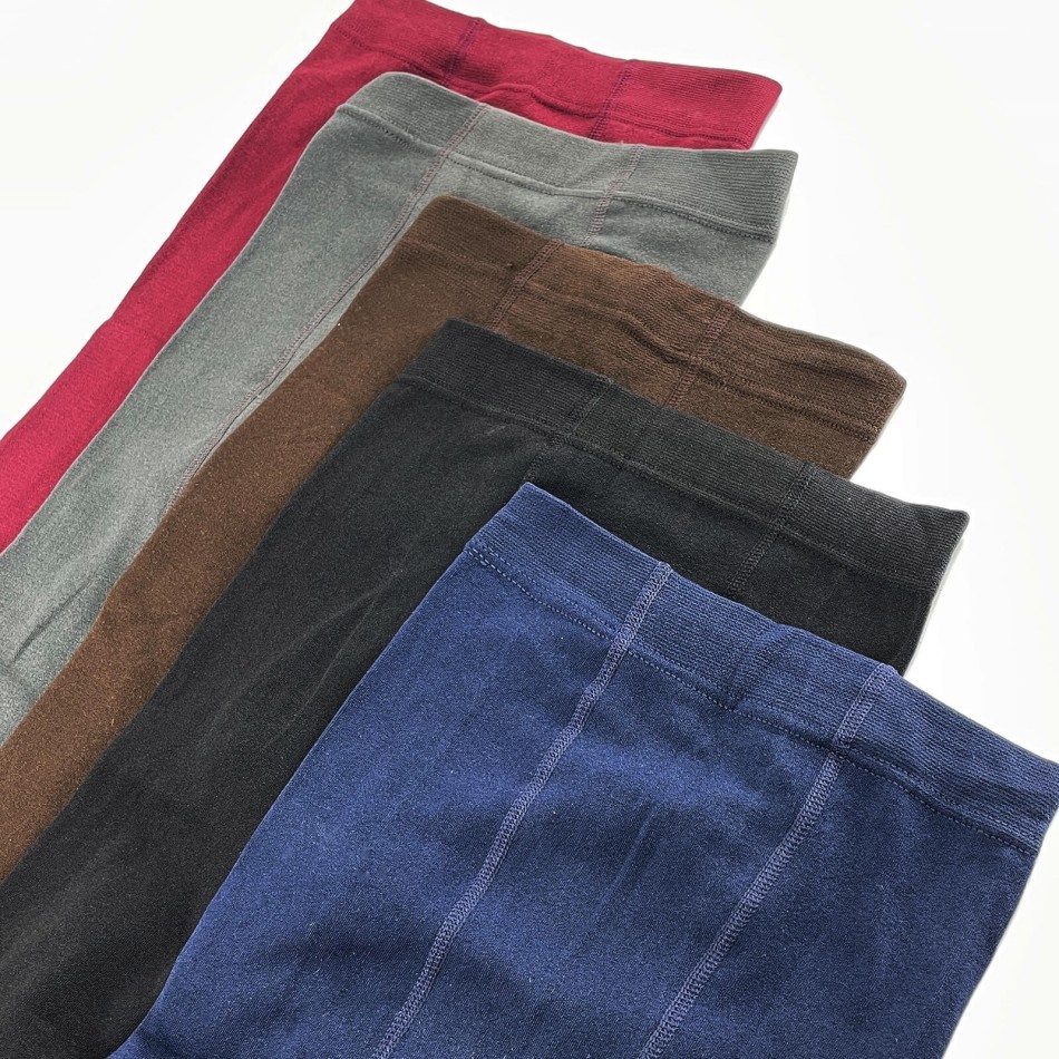 5 paket med varma fleecefodrade leggings till lågt pris