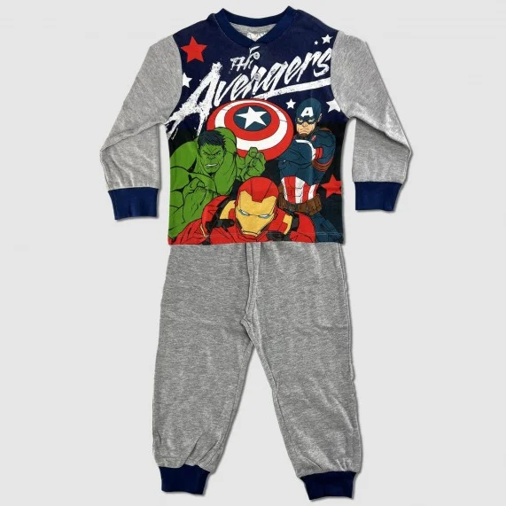 AVENGERS - Conjunto de pijama de algodón largo para niño (Conjuntos de pijama) French Market chez FrenchMarket