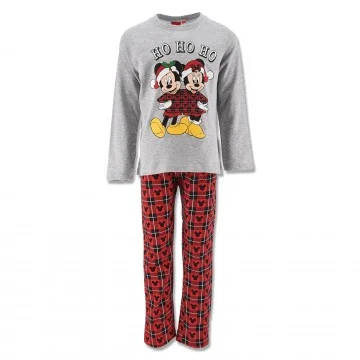 Disney Mickey - Conjunto de pijama largo para niño Christmas Ho Ho Ho (Conjuntos de pijama) French Market chez FrenchMarket