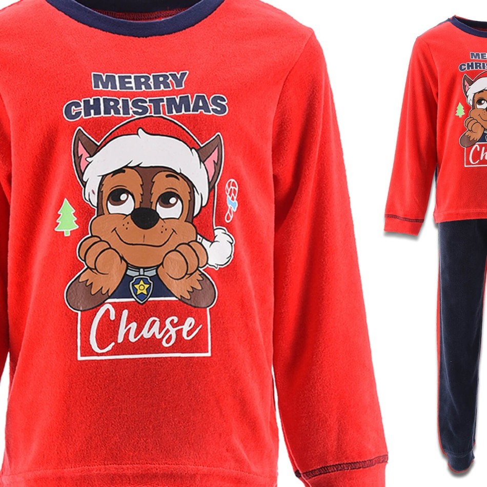 Pat' Patrouille - "Merry Christmas Chase" Winter-Pyjama-Set aus Velours für Jungen (Jungen-Pyjama-Sets) French Market auf Fre...