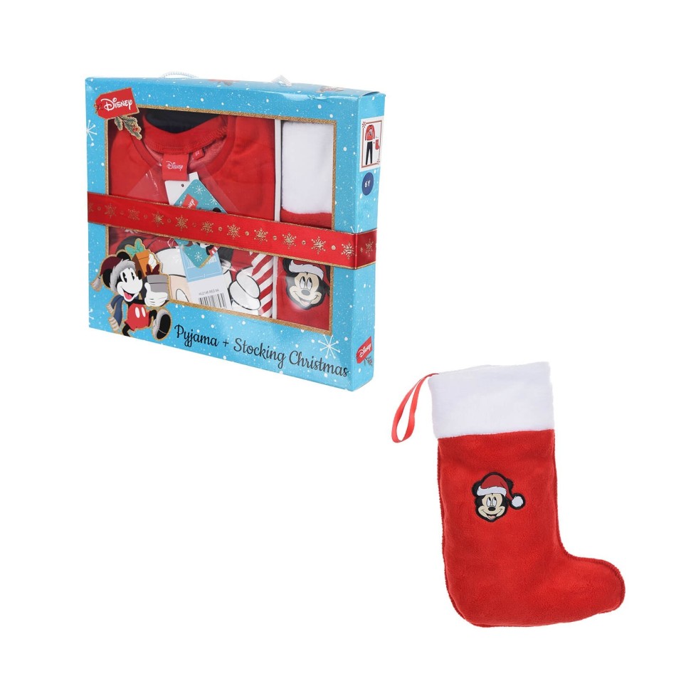 DISNEY Mickey - "Merry Christmas!" Pyjamaset i velour för pojkar