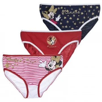 Disney Minnie - Set of 3 Girls Cotton Panties (Panties) French Market on FrenchMarket