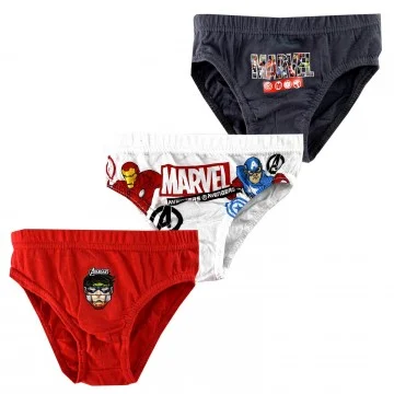 Avengers MARVEL - 3er-Set Baumwollslips für Jungen (Briefs) French Market auf FrenchMarket