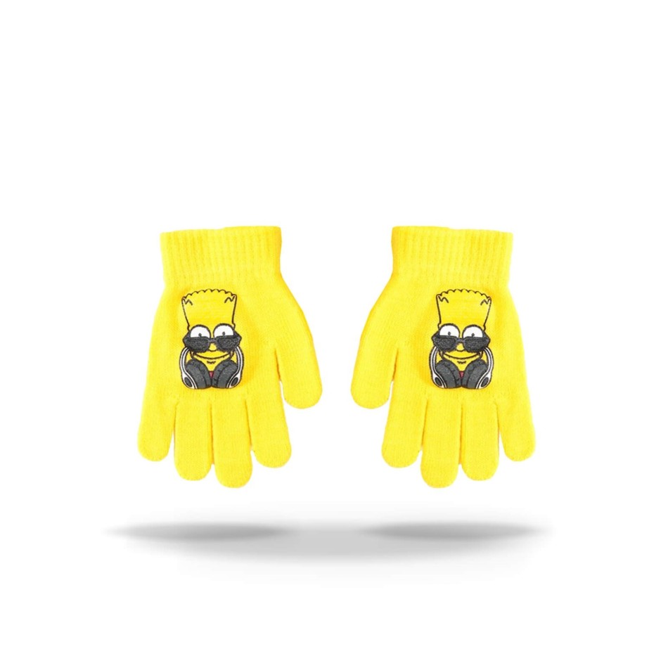 Guantes para niños "Bart Simpsons Music" (Guantes) French Market chez FrenchMarket