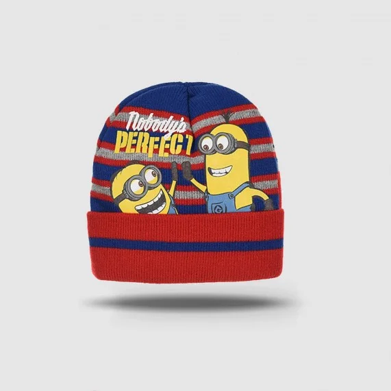 The Minions - "NOBODY'S PERFECT" Kinder Beanie Pack (Bonnetten) French Market chez FrenchMarket