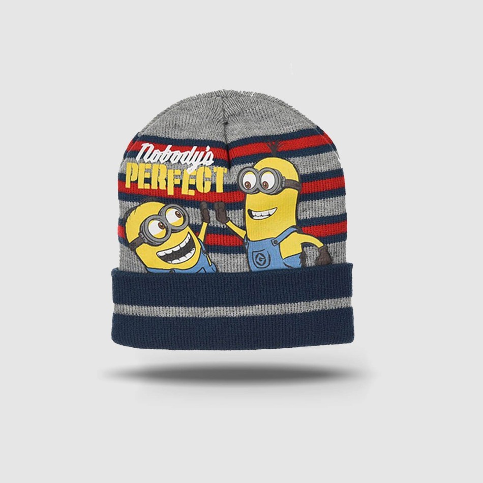 The Minions - "NOBODY'S PERFECT" Kinder Beanie Pack (Bonnetten) French Market chez FrenchMarket