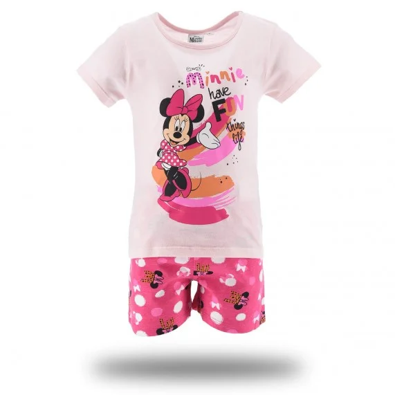 Minnie Mouse Have Fun" Girl's Short Pajama Set (Pyjama Sets) French Market on FrenchMarket