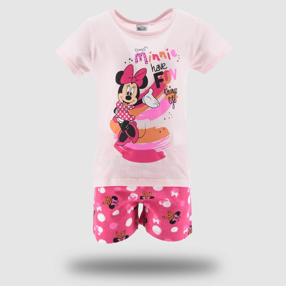 Ensemble de Pyjama Court Fille "Minnie Mouse Have Fun" (Ensembles de Pyjama) French Market chez FrenchMarket