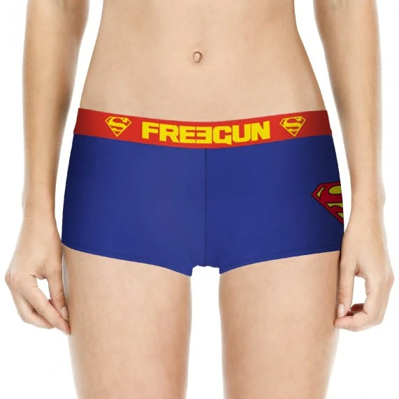 Boxer FREEGUN Shorty Coton Fille DC Comics Superman (Boxers/Shorty) Freegun chez FrenchMarket