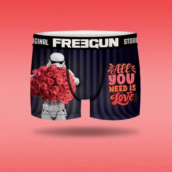 Stormtrooper Valentine's Day Boxers for Men (Men's boxer shorts) Freegun on FrenchMarket