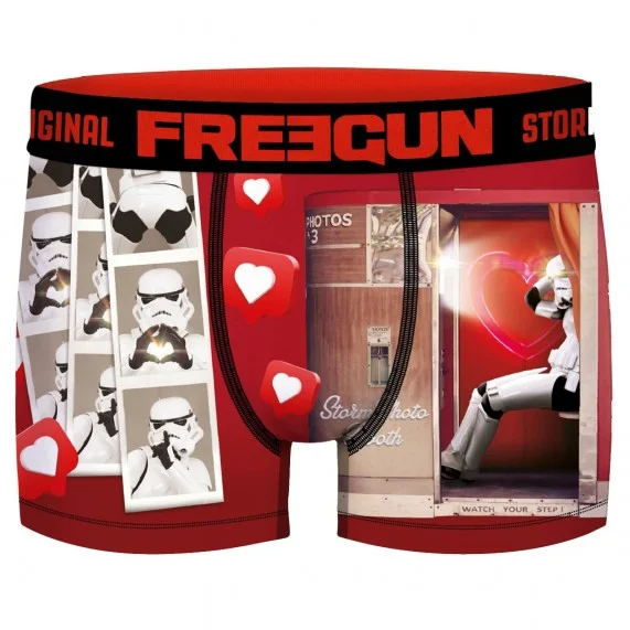 Stormtrooper Valentine's Day Boxers for Men (Men's boxer shorts) Freegun on FrenchMarket