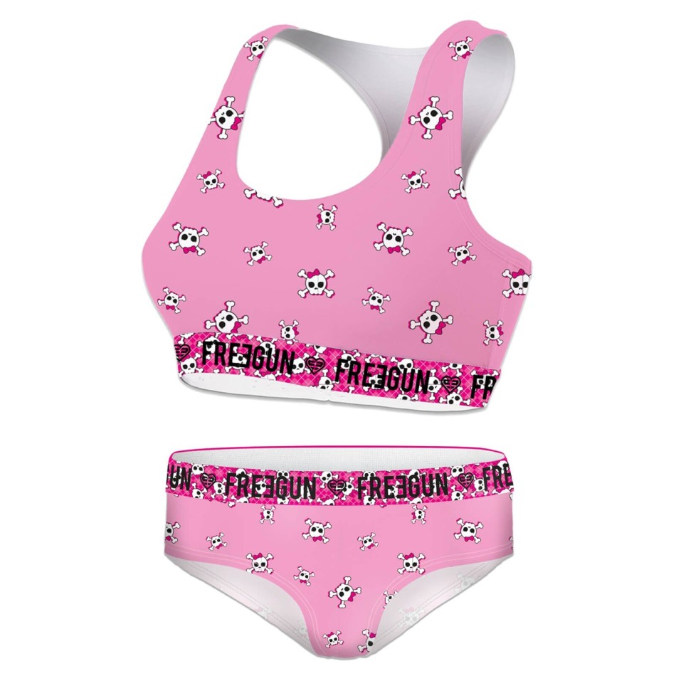 FREEGUN Girl's Set Cotton Boxer Brief Ultra komfort & mode