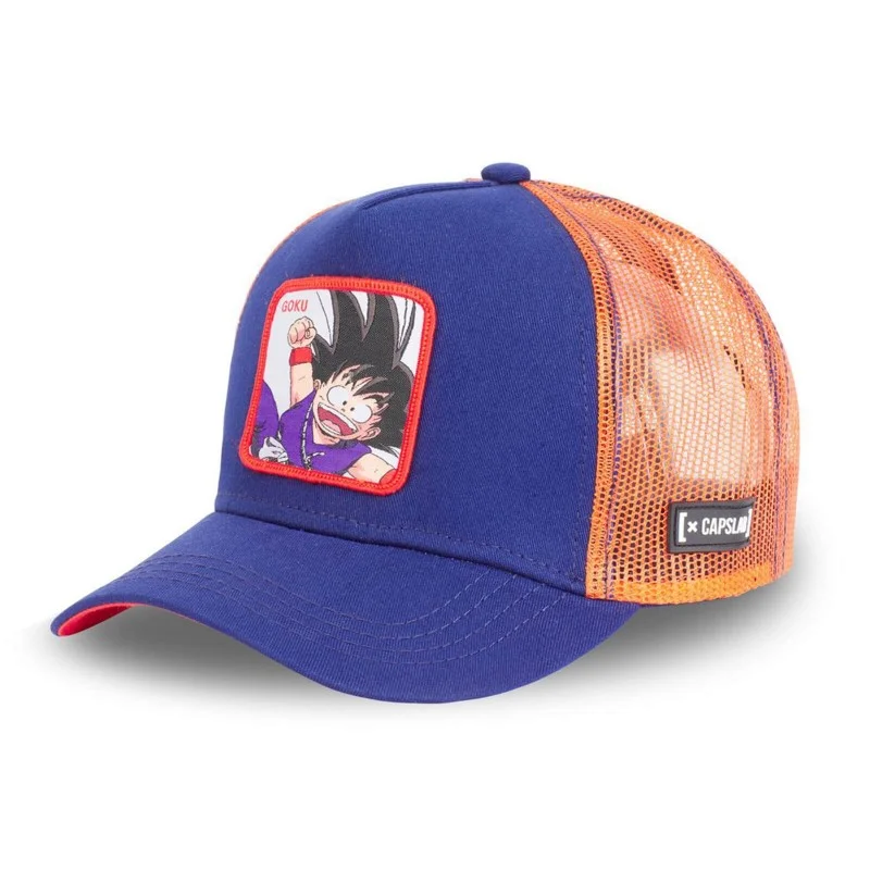 Capslab - Casquette Trucker Dragon Ball Little Goku Violet Taille Unique