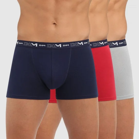 3er-Pack Boxershorts Herren aus Stretch-Baumwolle (Boxershorts für Männer) Dim auf FrenchMarket
