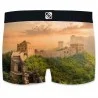 Boxer de microfibra reciclada para hombre "Landscape 2 (Calzoncillos para hombre) Freegun chez FrenchMarket
