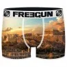 Herenset gerecyclede microvezel boxer "Landscape 2 (Herenboxershorts) Freegun chez FrenchMarket