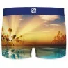 Boxer de microfibra reciclada para hombre "Landscape 2 (Calzoncillos para hombre) Freegun chez FrenchMarket