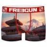 Herenset gerecyclede microvezel boxer "Landscape 2 (Herenboxershorts) Freegun chez FrenchMarket