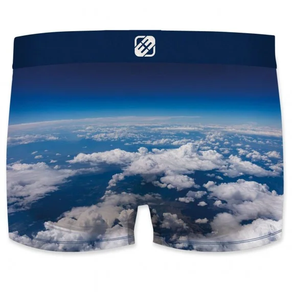 Boxershorts für Männer aus recycelter Mikrofaser "Paysage 2 (Boxershorts Mann) Freegun auf FrenchMarket