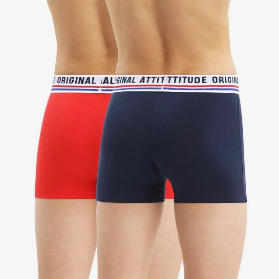 Set di 2 boxer in cotone elasticizzato per ragazzi Dim Originale (Boxer) Dim chez FrenchMarket