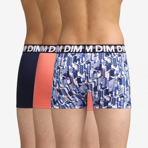 Set di 3 boxer in cotone stretch Eco per ragazziDim Moda (Confezione di boxer da ragazzo) Dim chez FrenchMarket