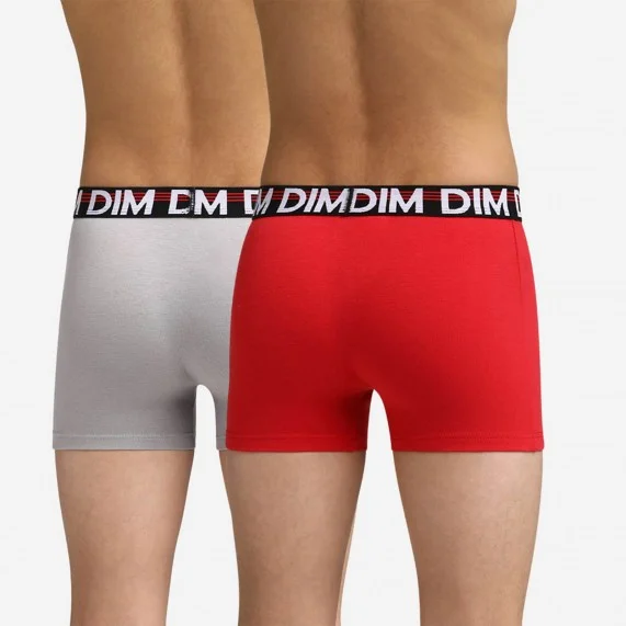 Set di 2 Boxer Ragazzi Cotone Stretch EcoDim Classico (Boxer) Dim chez FrenchMarket