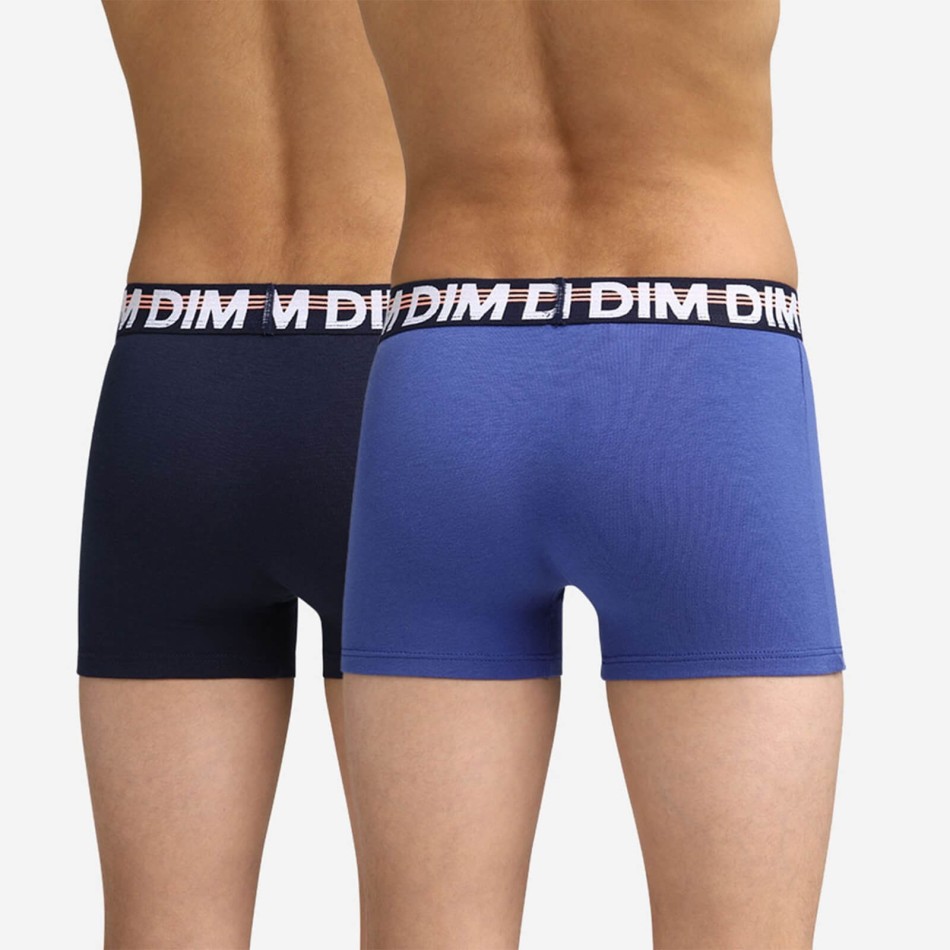 Juego de 2 bóxers para niños de algodón elástico EcoDim Clásico (Boxers) Dim chez FrenchMarket