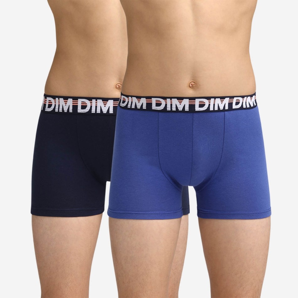 2er-Pack Boxershorts für Jungen aus Baumwolle mit Stretch EcoDim Classic (Boxer) Dim auf FrenchMarket