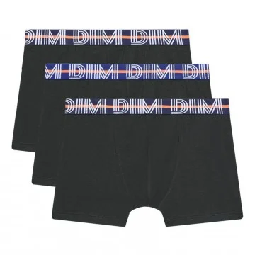 Juego de 3 bóxers para chicos de algodón elástico EcoDim Clásico (Pack calzoncillos para niño) Dim chez FrenchMarket