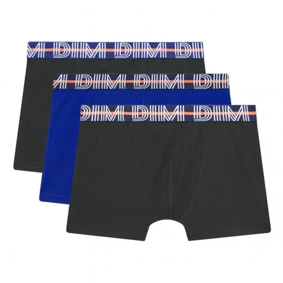Set van 3 Boxers voor Jongens Katoen Stretch EcoDim Klassiek (Set jongensboxershorts) Dim chez FrenchMarket