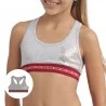 Girl's Stretch Cotton Bra DIM Sport (Bras) Dim on FrenchMarket