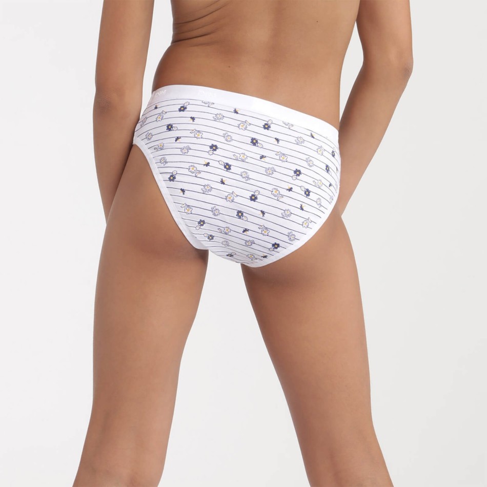 DIM Girl | Set of 3 Cotton Stretch Panties "Les Pockets Ecodim