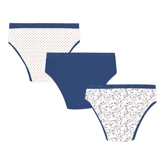 Set di 3 ragazze con mutandine in cotone elasticizzato "The Pockets (Mutandine) Dim chez FrenchMarket Set di 3 ragazze con mutandine in cotone elasticizzato "The Pockets (Mutandine) Dim chez FrenchMarket