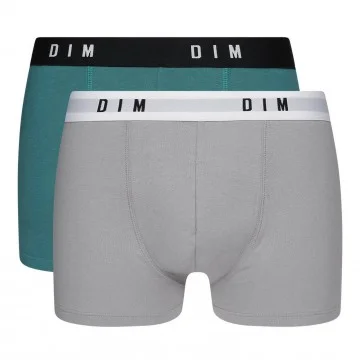 Set van 2 katoenen stretch boxers voor herenDim Originals" (Herenboxershorts) Dim chez FrenchMarket