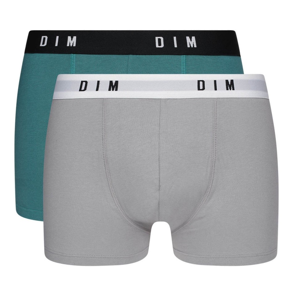 Set of 2 Men's Cotton Stretch Boxers "Dim Originals" (Men's boxer shorts) Dim on FrenchMarket