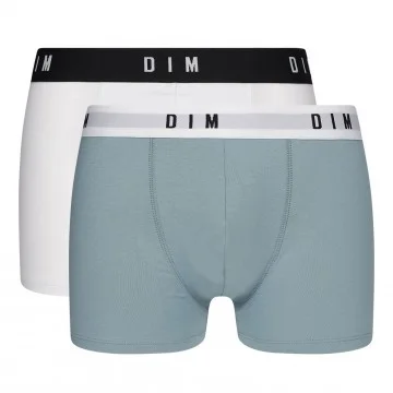 Juego de 2 bóxers de algodón elástico para hombre "Dim Originales" (Calzoncillos para hombre) Dim chez FrenchMarket
