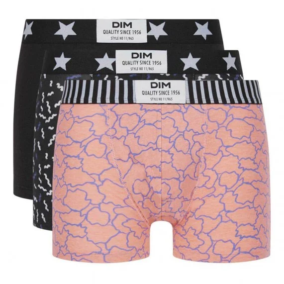 DIM Men s VIBES Set of 3 Men s Stretch Cotton Boxers French Market