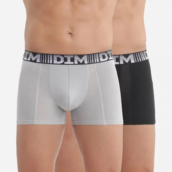 2er-Pack Herren-Boxershorts aus Baumwolle 3D Flex Air (Boxershorts für Männer) Dim auf FrenchMarket 2er-Pack Herren-Boxershorts aus Baumwolle 3D Flex Air (Boxershorts für Männer) Dim auf FrenchMarket
